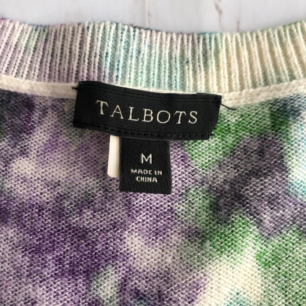 Talbots Soft Angora Blend Button Front Cardigan, … - image 5